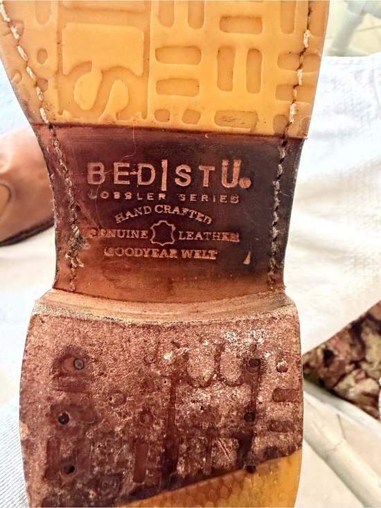 Bed Stu Shoes - Bed|Stu Brown Leather Combat Moto Boots